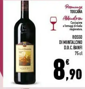 Conad Banfi castello - rosso di montalcino 750 g(ml) offerta