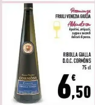 Conad Cormons ribolla gialla doc offerta