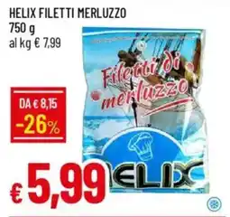 Galassia Helix filetti merluzzo offerta