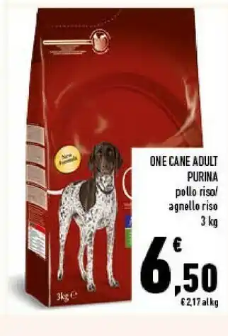 Conad One cane adult 3 kg offerta