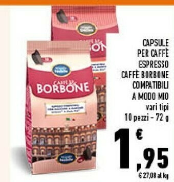 Capsule per caffè espresso compatibili a modo mio