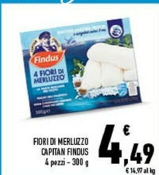 Conad Fiori di merluzzo capitan offerta