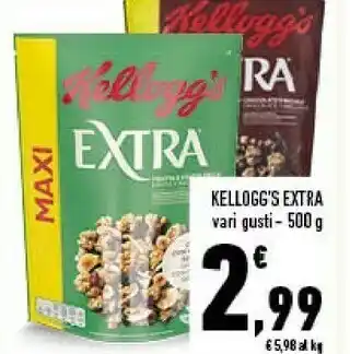 Conad Kellogg's - extra fruit maxi formato 500 g(ml) offerta