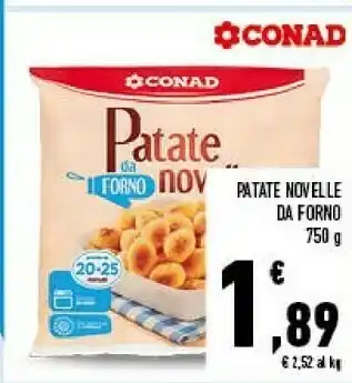 Conad Conad patate novelle da forno offerta