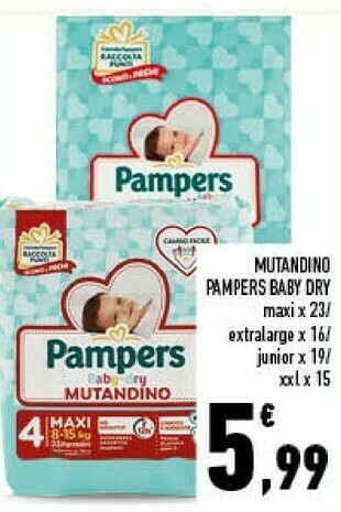 Conad Mutandino baby dry offerta