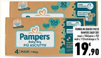 Conad Pannolini baby dry offerta