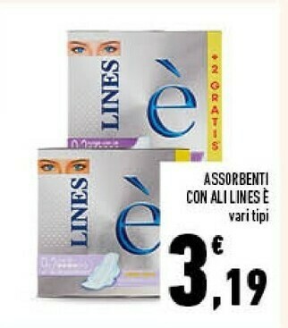 Conad Assorbenti con ali e offerta