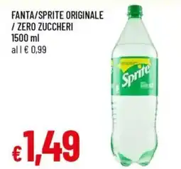 Galassia Fanta/sprite originale / zero zuccheri offerta