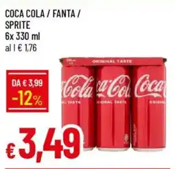 Galassia Coca cola / fanta / sprite offerta