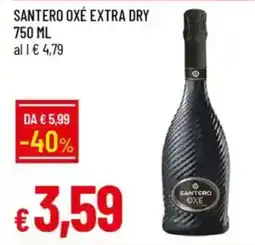 Galassia Santero oxé extra dry offerta
