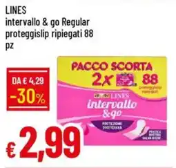 Galassia LINES intervallo &go Regular proteggislip ripiegati offerta
