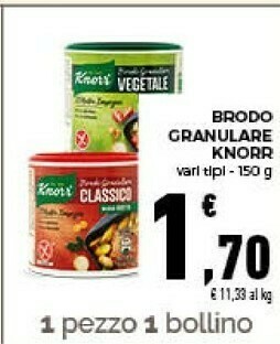 Conad Knorr brodo granulare offerta
