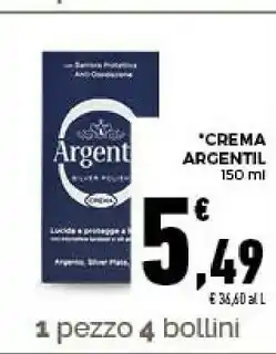 Conad Argentil crema 150 ml offerta