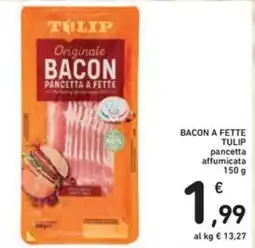 Spazio Conad Pancetta a fette TULIP pancetta affumicata offerta