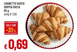 Galassia Cornetto vuoto doppia pasta offerta