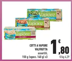 Conad Cotti a Vapore Valfrutta offerta