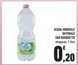 Conad ACQUA MINERALE NATURALE SAN BENEDETTO offerta