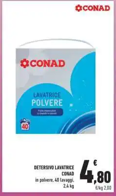 Conad DETERSIVO LAVATRICE CONAD offerta