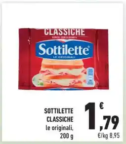 Conad Sottilette Classiche offerta