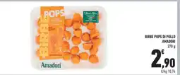 Conad BIRBE POPS DI POLLO AMADORI offerta