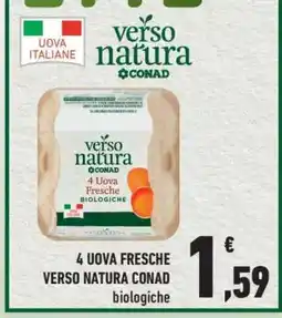 Conad 4 UOVA FRESCHE VERSO NATURA CONAD offerta