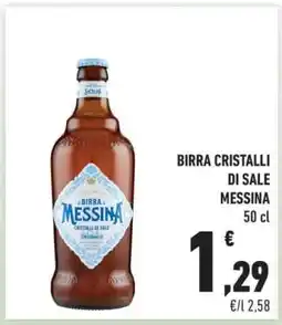 Conad BIRRA CRISTALLI DI SALE MESSINA offerta