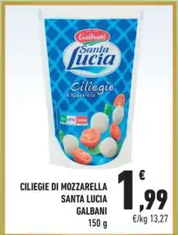 Conad Ciliegie di Mozzarella Santa Lucia Galbani offerta