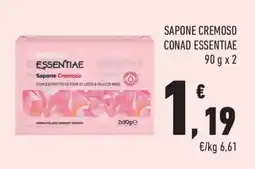 Conad SAPONE CREMOSO CONAD ESSENTIAE offerta