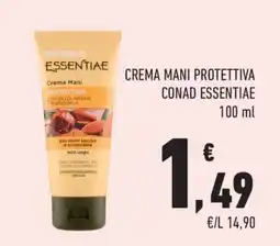 Conad CREMA MANI PROTETTIVA CONAD ESSENTIAE offerta