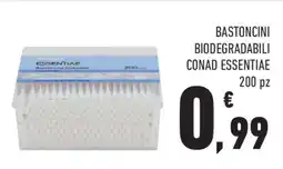 Conad BASTONCINI BIODEGRADABILI CONAD ESSENTIAE offerta