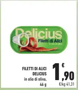 Conad Filetti di Alici Delicius offerta