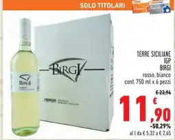 Conad TERRE SICILIANE IGP BIRGI offerta