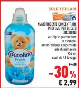 Conad Coccolino Fresh offerta