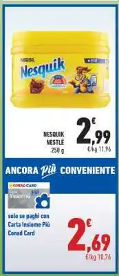 Conad NESQUIK NESTLÉ offerta