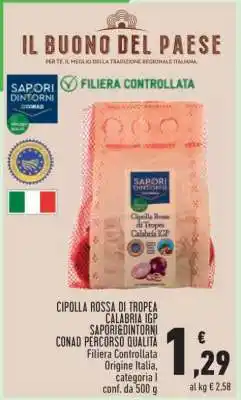 Conad Cipolla Rossa di Tropea Calabria IGP offerta