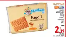 Conad Biscotti Mulino Bianco Barilla offerta