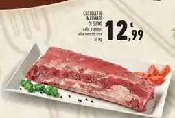 Conad COSTOLETTE MARINATE DI SUINO offerta