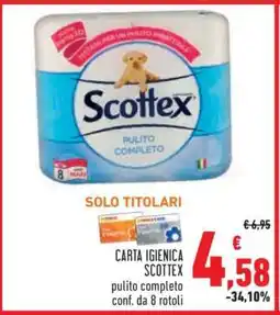 Conad Carta Igienica Scottex offerta