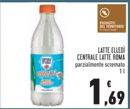 Conad LATTE ELLEDÌ CENTRALE LATTE ROMA offerta