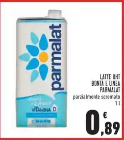 Conad LATTE UHT BONTÀ E LINEA PARMALAT offerta