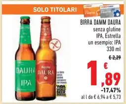 Conad BIRRA DAMM DAURA offerta
