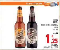 Conad BIRRA KOZEL offerta