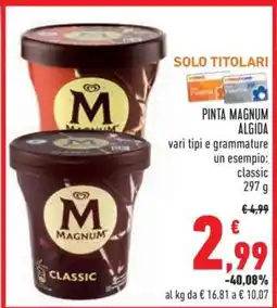 Conad PINTA MAGNUM ALGIDA offerta