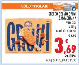 Conad STECCO GELATO GRUVI SAMMONTANA offerta