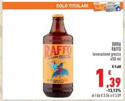 Conad Birra Raffo offerta