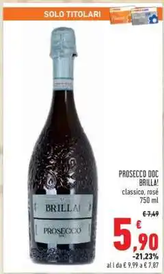 Conad Prosecco DOC Brilla! offerta