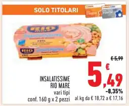 Conad Insalatissime Rio Mare offerta