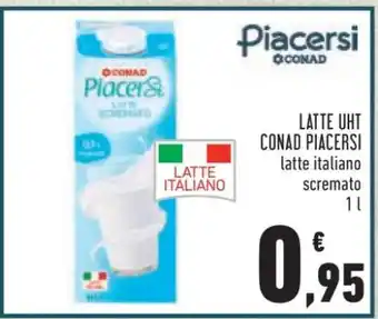 Conad LATTE UHT CONAD PIACERSI offerta