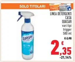 Conad LINEA DETERGENTI CASA QUASAR offerta