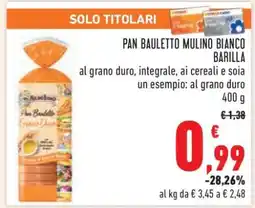 Conad PAN BAULETTO MULINO BIANCO BARILLA offerta